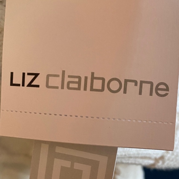 Liz Claiborne XL Red and White Cable Knit  Fisherman Sweater - Picture 10 of 13